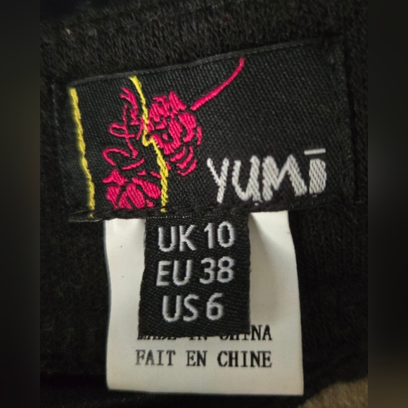 Yumi London Mod Stripe Knit Pleated Mini Sweater Dress Size 6 With 3/4 Sleeves - Picture 2 of 14